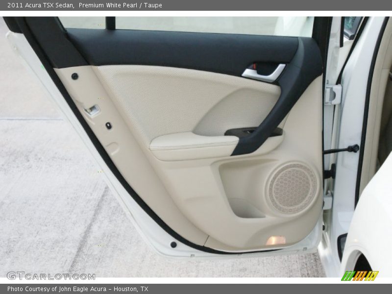 Premium White Pearl / Taupe 2011 Acura TSX Sedan