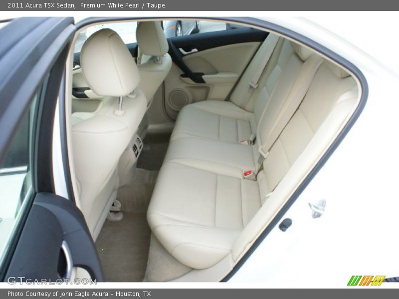 Premium White Pearl / Taupe 2011 Acura TSX Sedan
