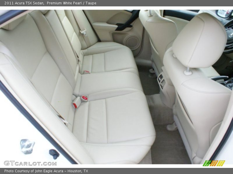 Premium White Pearl / Taupe 2011 Acura TSX Sedan