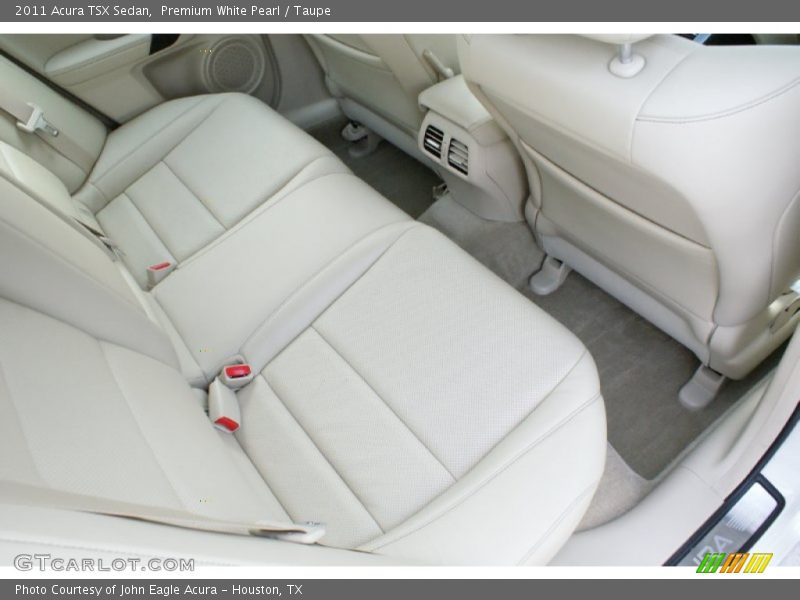 Premium White Pearl / Taupe 2011 Acura TSX Sedan