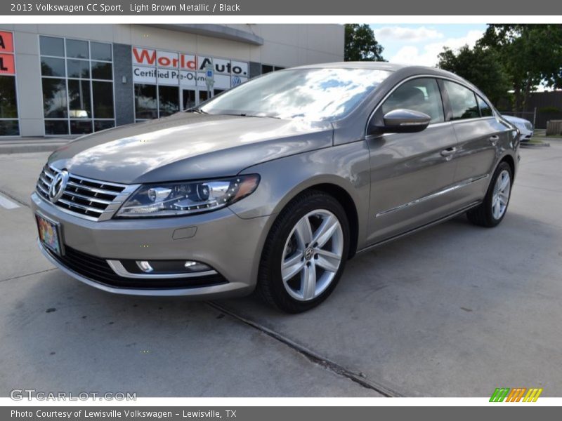 Light Brown Metallic / Black 2013 Volkswagen CC Sport