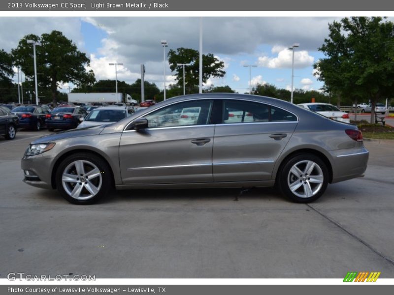 Light Brown Metallic / Black 2013 Volkswagen CC Sport