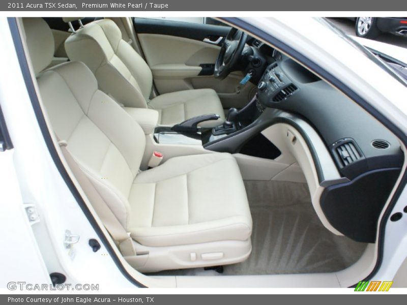 Premium White Pearl / Taupe 2011 Acura TSX Sedan