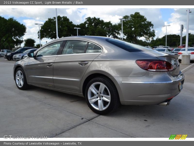 Light Brown Metallic / Black 2013 Volkswagen CC Sport
