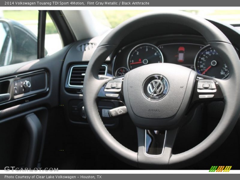 Flint Gray Metallic / Black Anthracite 2014 Volkswagen Touareg TDI Sport 4Motion