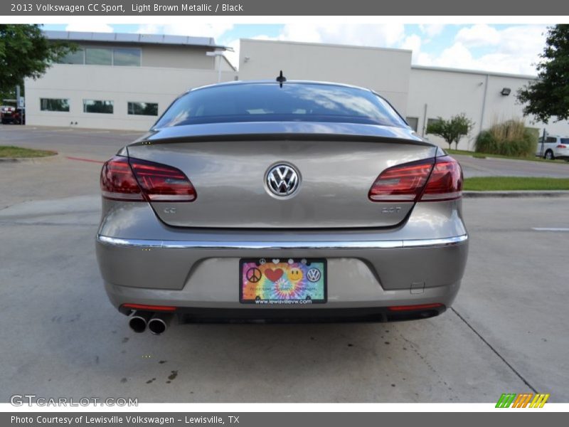 Light Brown Metallic / Black 2013 Volkswagen CC Sport