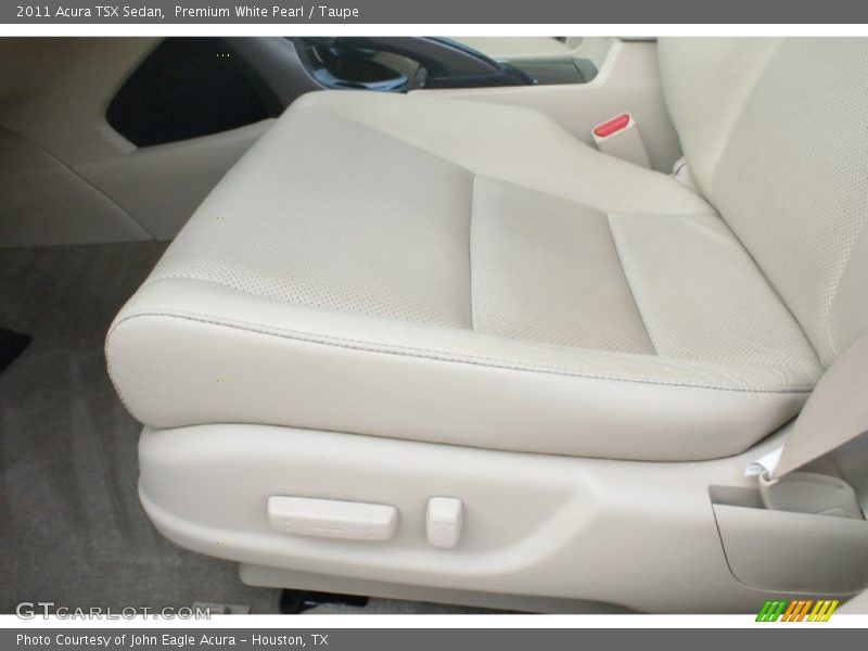 Premium White Pearl / Taupe 2011 Acura TSX Sedan