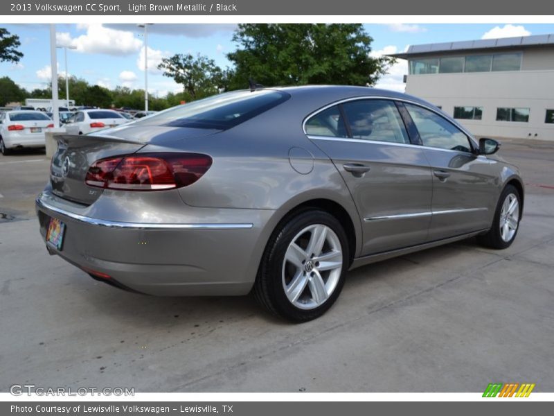 Light Brown Metallic / Black 2013 Volkswagen CC Sport