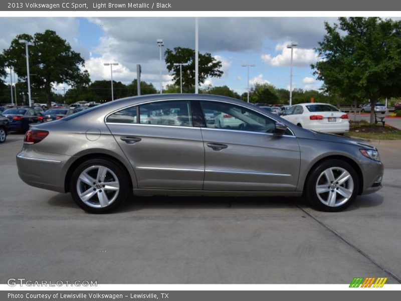Light Brown Metallic / Black 2013 Volkswagen CC Sport