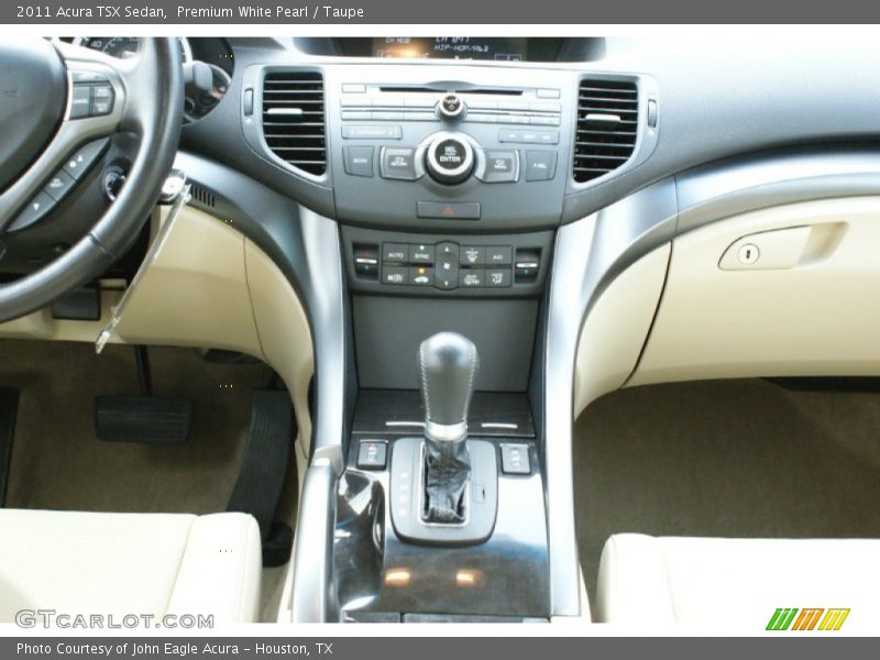 Premium White Pearl / Taupe 2011 Acura TSX Sedan