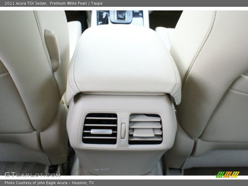 Premium White Pearl / Taupe 2011 Acura TSX Sedan