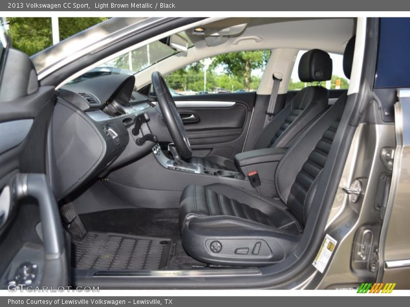 Light Brown Metallic / Black 2013 Volkswagen CC Sport