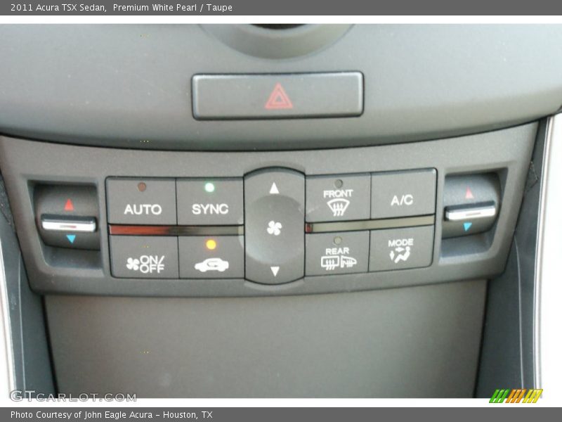 Premium White Pearl / Taupe 2011 Acura TSX Sedan
