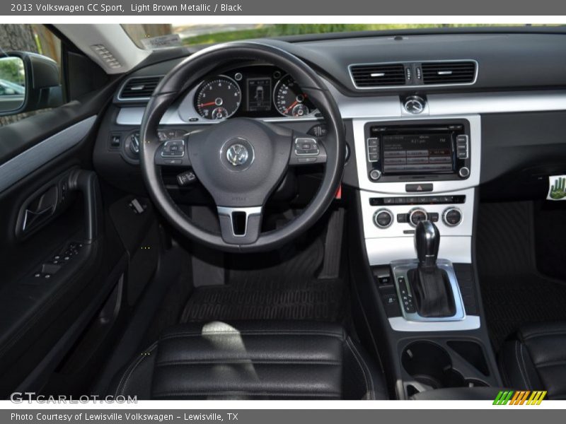 Light Brown Metallic / Black 2013 Volkswagen CC Sport