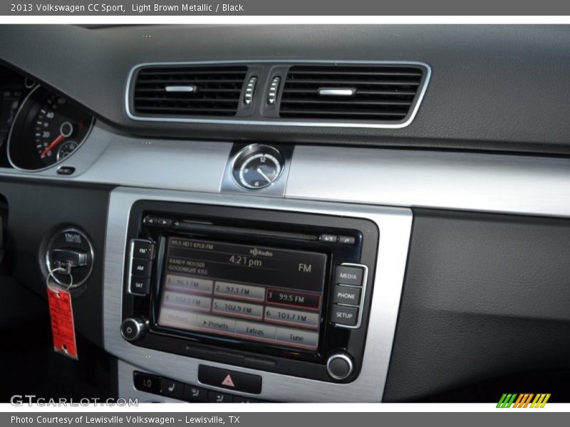 Light Brown Metallic / Black 2013 Volkswagen CC Sport