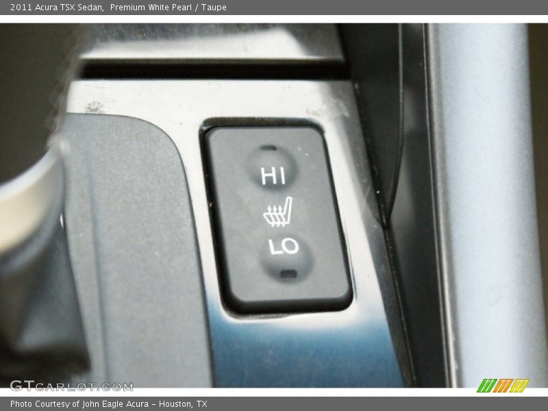 Premium White Pearl / Taupe 2011 Acura TSX Sedan