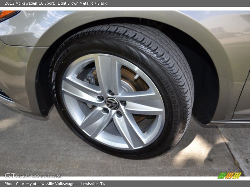 Light Brown Metallic / Black 2013 Volkswagen CC Sport