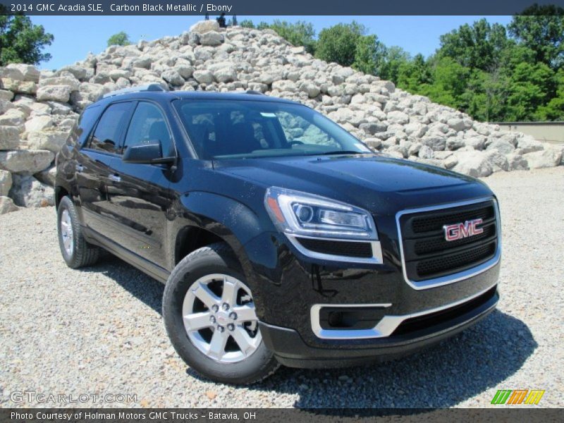 Carbon Black Metallic / Ebony 2014 GMC Acadia SLE
