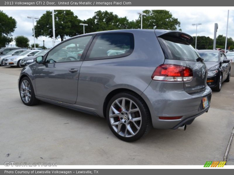 United Gray Metallic / Interlagos Plaid Cloth 2013 Volkswagen GTI 2 Door