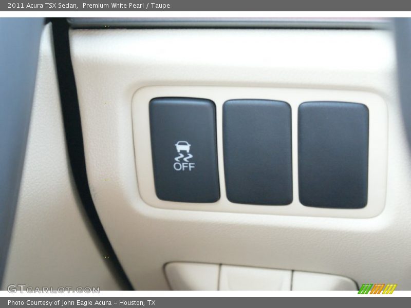 Premium White Pearl / Taupe 2011 Acura TSX Sedan