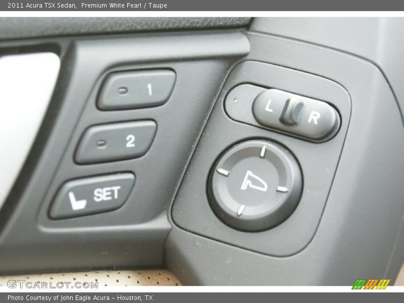 Premium White Pearl / Taupe 2011 Acura TSX Sedan