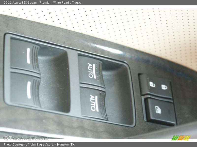 Premium White Pearl / Taupe 2011 Acura TSX Sedan