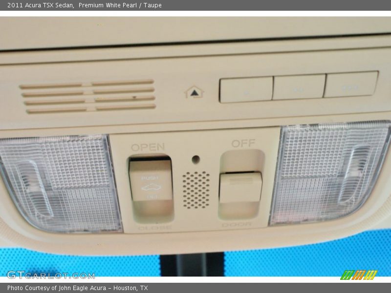 Premium White Pearl / Taupe 2011 Acura TSX Sedan