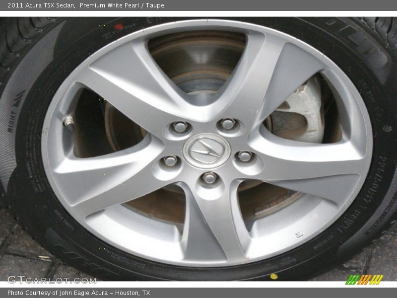 Premium White Pearl / Taupe 2011 Acura TSX Sedan