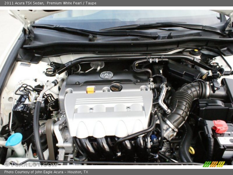 Premium White Pearl / Taupe 2011 Acura TSX Sedan