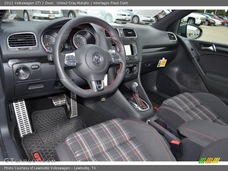  2013 GTI 2 Door Interlagos Plaid Cloth Interior