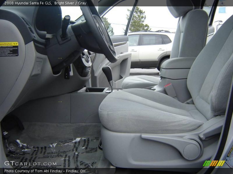 Bright Silver / Gray 2008 Hyundai Santa Fe GLS