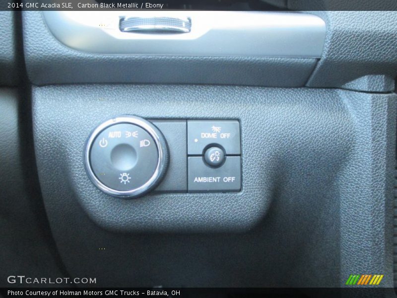 Carbon Black Metallic / Ebony 2014 GMC Acadia SLE