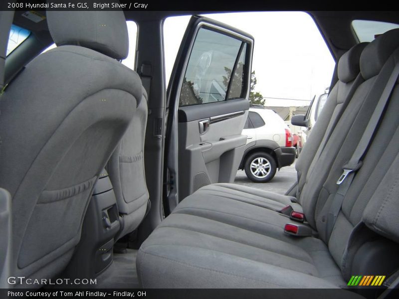 Bright Silver / Gray 2008 Hyundai Santa Fe GLS