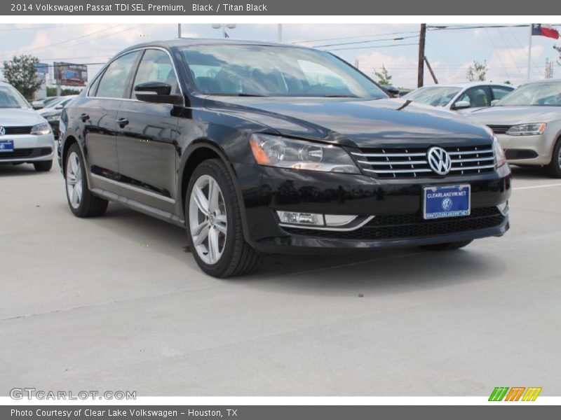 Black / Titan Black 2014 Volkswagen Passat TDI SEL Premium