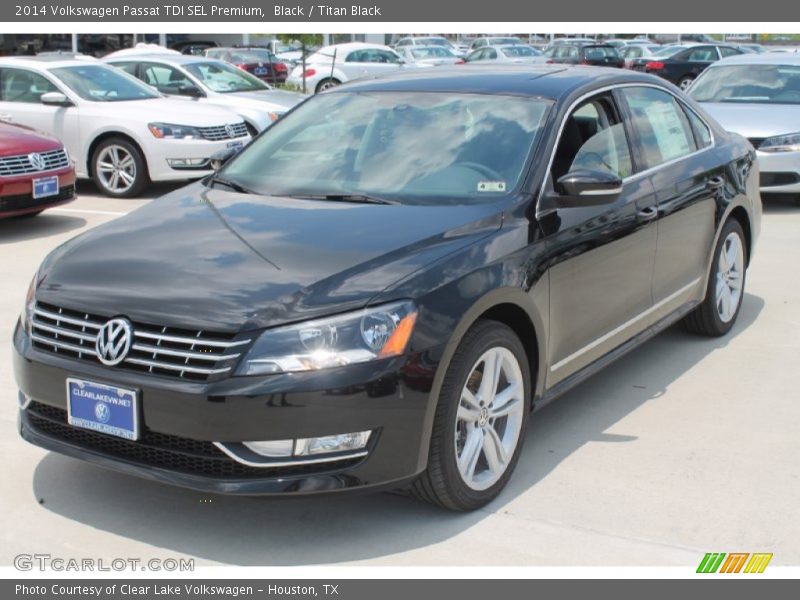 Black / Titan Black 2014 Volkswagen Passat TDI SEL Premium