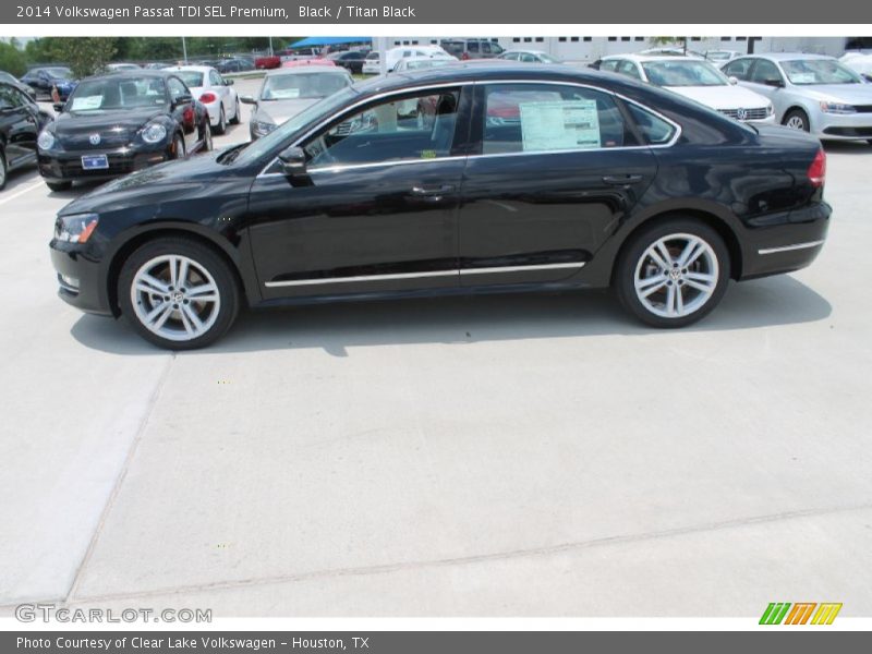 Black / Titan Black 2014 Volkswagen Passat TDI SEL Premium