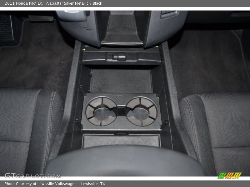 Alabaster Silver Metallic / Black 2011 Honda Pilot LX