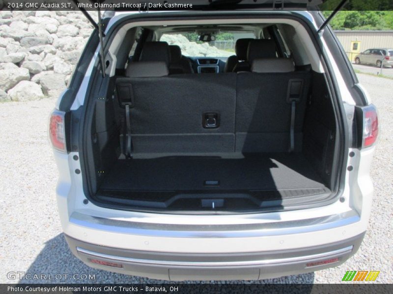White Diamond Tricoat / Dark Cashmere 2014 GMC Acadia SLT