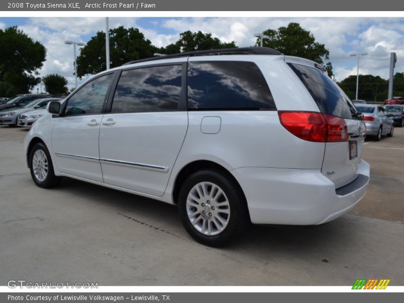 Arctic Frost Pearl / Fawn 2008 Toyota Sienna XLE