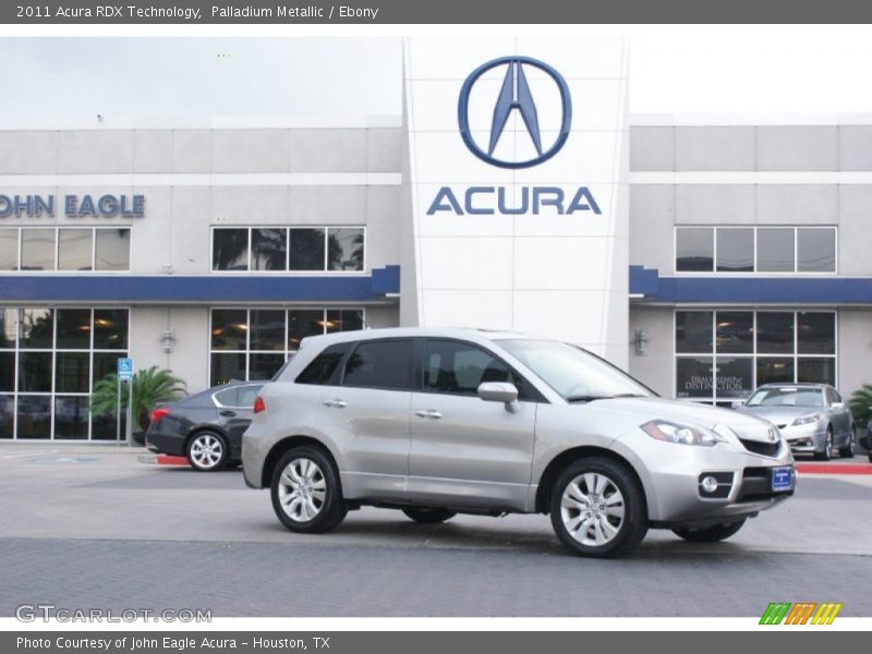 Palladium Metallic / Ebony 2011 Acura RDX Technology