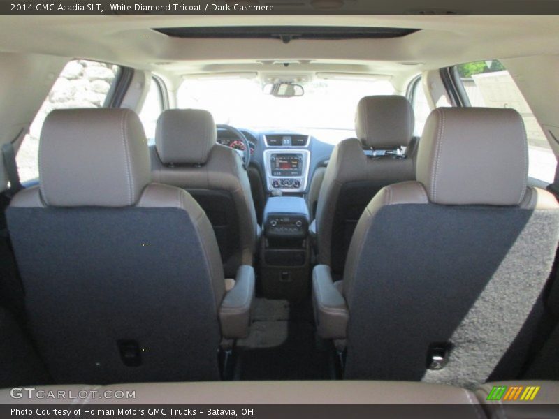 White Diamond Tricoat / Dark Cashmere 2014 GMC Acadia SLT