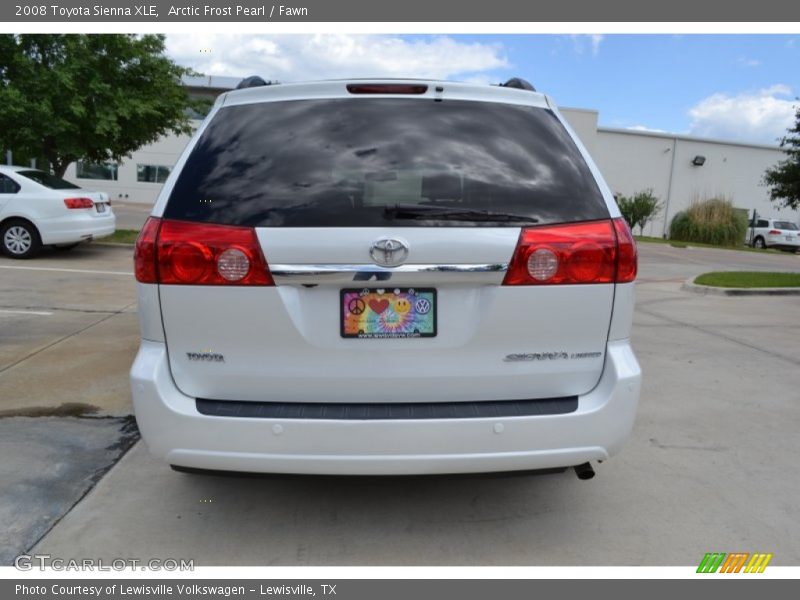Arctic Frost Pearl / Fawn 2008 Toyota Sienna XLE