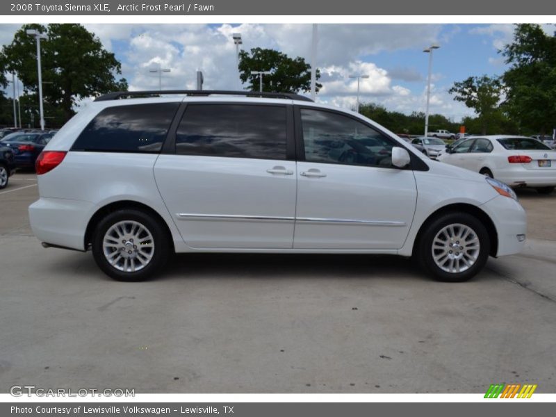 Arctic Frost Pearl / Fawn 2008 Toyota Sienna XLE
