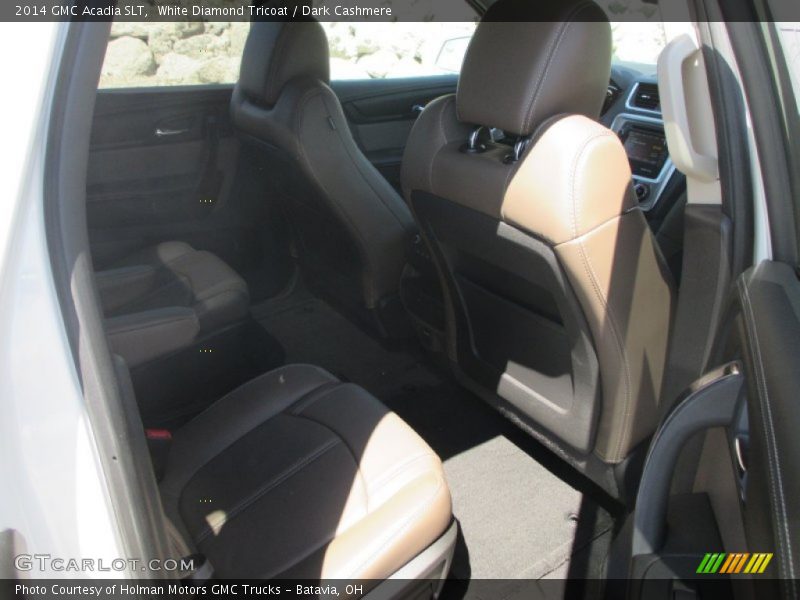 White Diamond Tricoat / Dark Cashmere 2014 GMC Acadia SLT