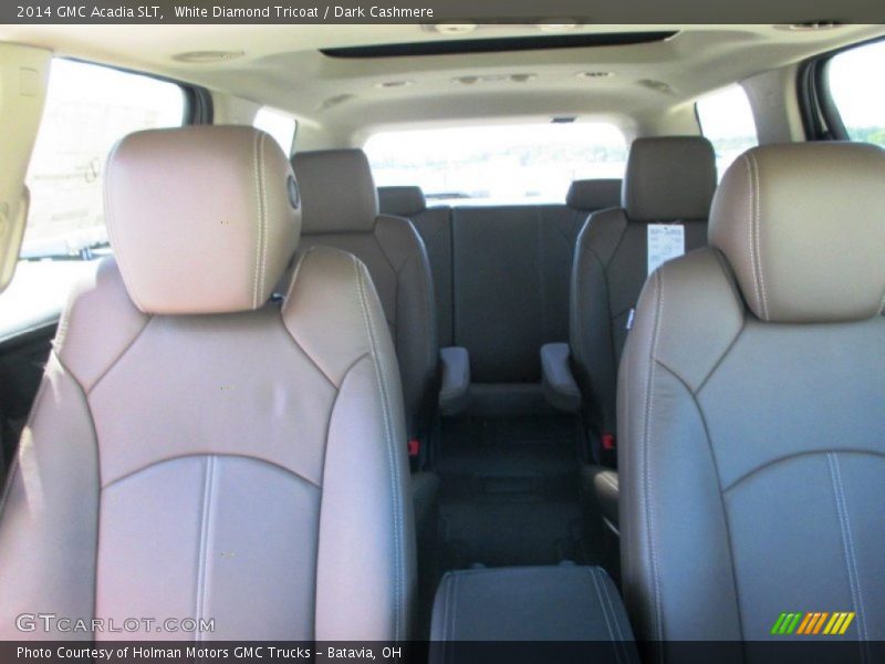 White Diamond Tricoat / Dark Cashmere 2014 GMC Acadia SLT