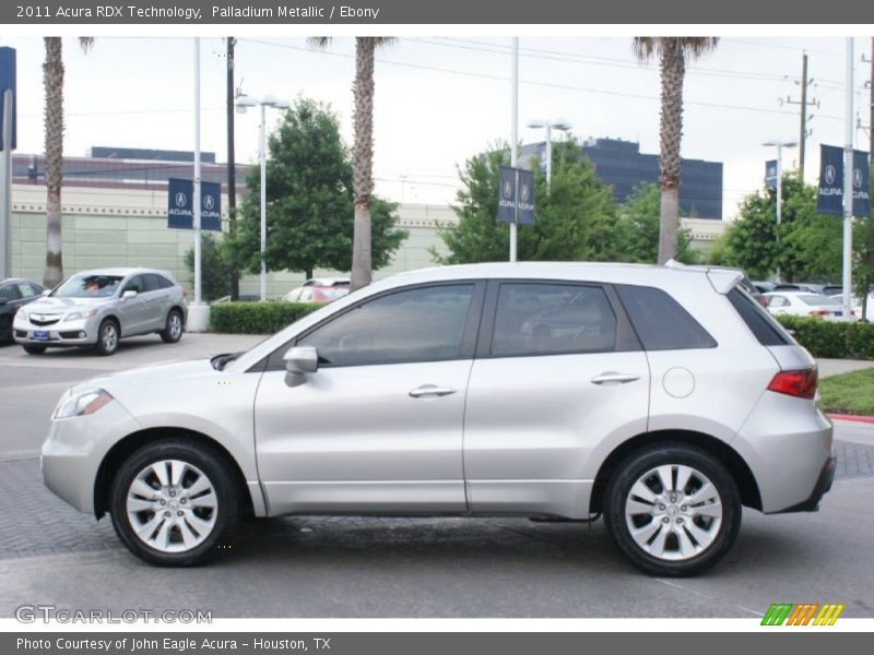 Palladium Metallic / Ebony 2011 Acura RDX Technology