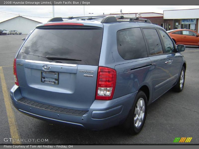 South Pacific Blue / Beige 2008 Hyundai Entourage Limited