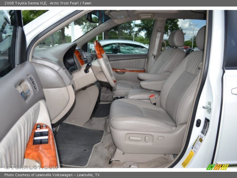 Arctic Frost Pearl / Fawn 2008 Toyota Sienna XLE