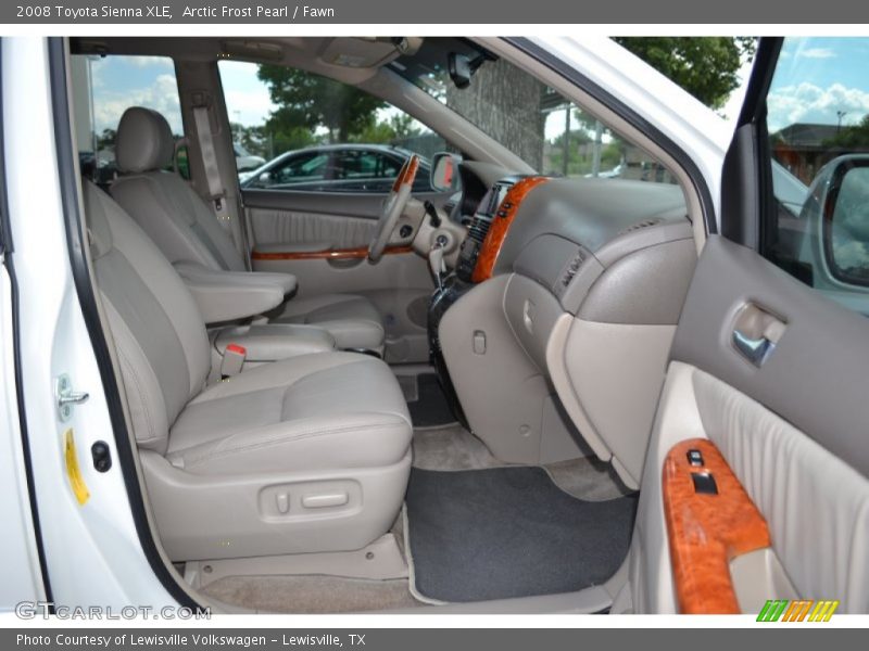 Arctic Frost Pearl / Fawn 2008 Toyota Sienna XLE