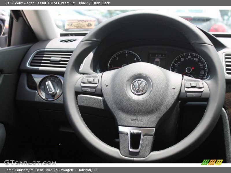 Black / Titan Black 2014 Volkswagen Passat TDI SEL Premium